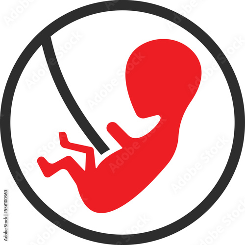 Pregnant belly Vector Icon
