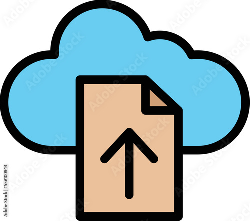File upload Vector Icon Design Illustration