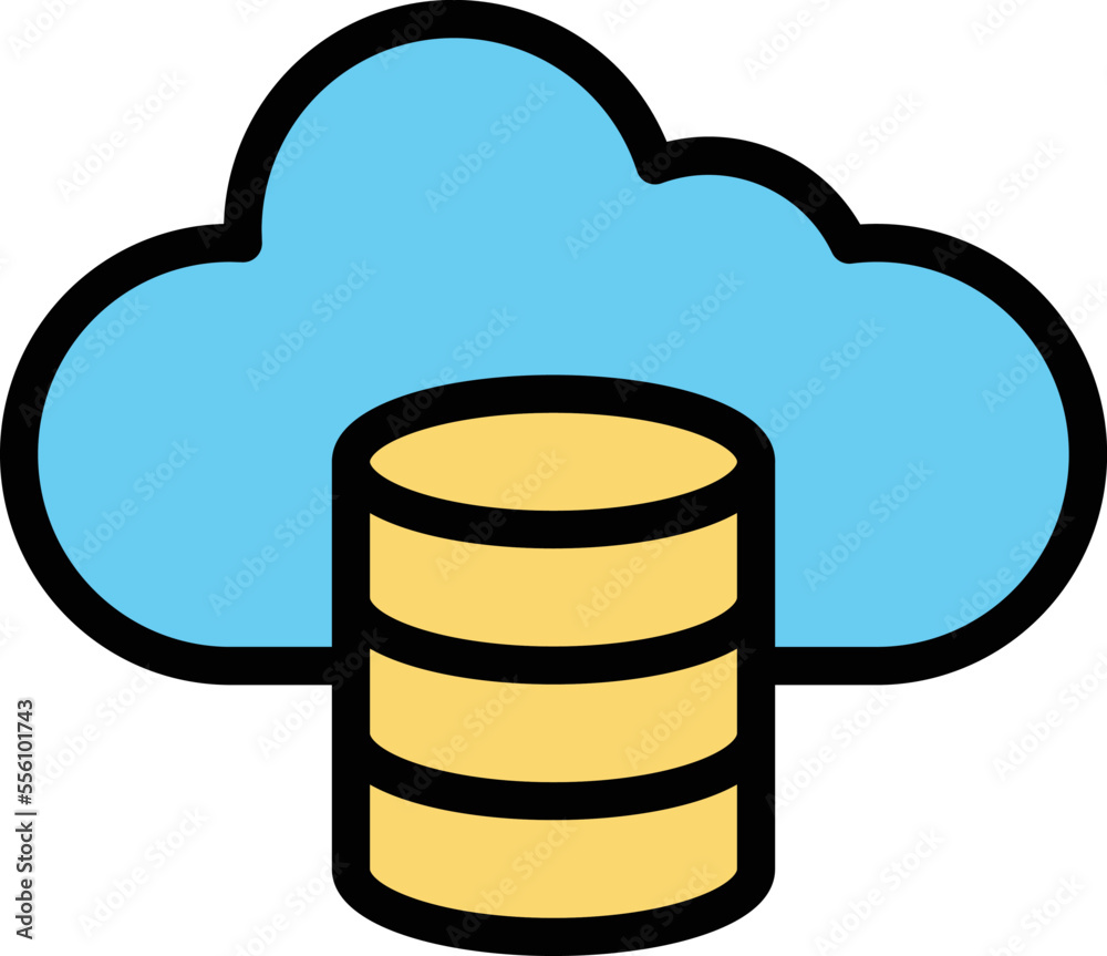 Cloud data Vector Icon Design Illustration Cloud data Vector Icon Design Illustration