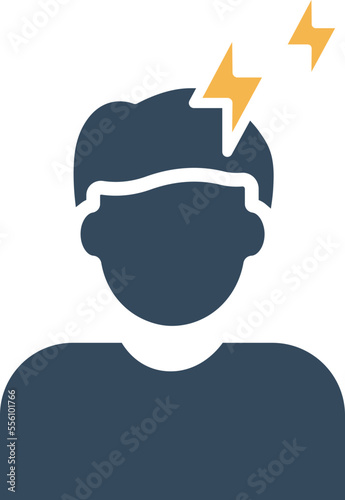 Headache Vector Icon
