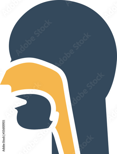 Nasal canal Vector Icon
