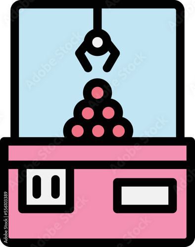 Crane machine Vector Icon Design Illustration