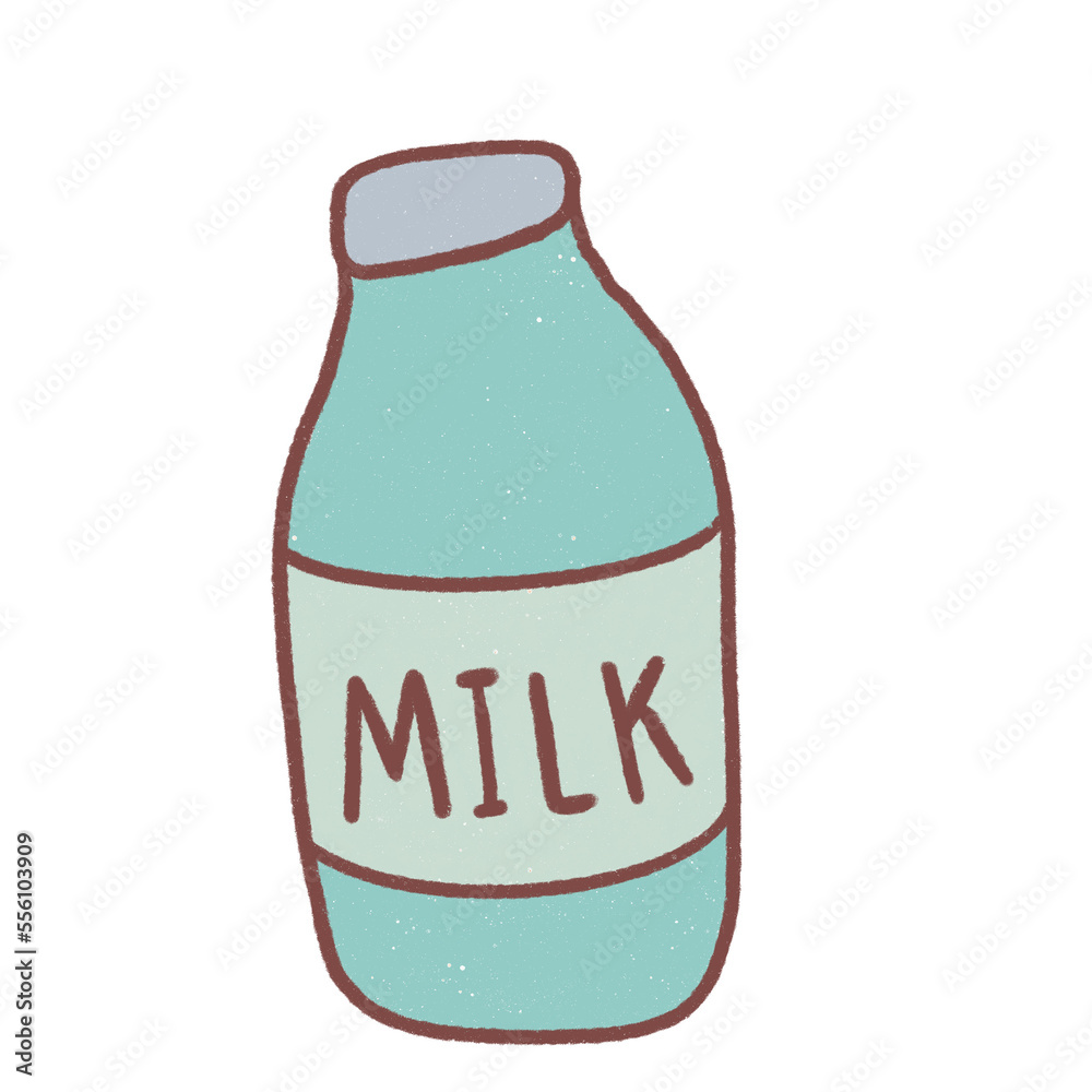 Milk Hand drawn Illustration. Milk Hand drawn Illustration.