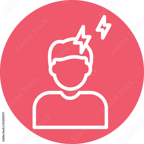 Headache Vector Icon
