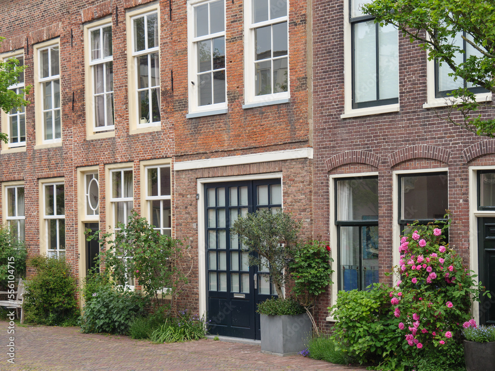 Die Universitätsstadt Leiden in den Niederlanden