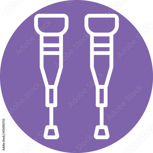 walking stick Vector Icon 
