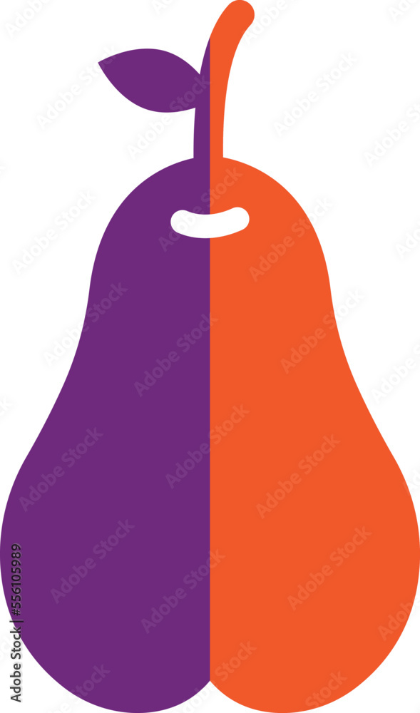 Obraz premium Pear Vector Icon Design Illustration