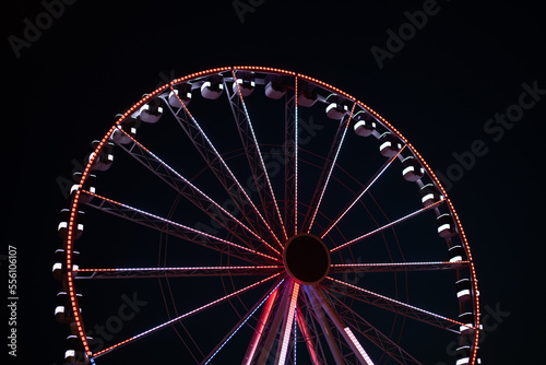 ferris wheel at night