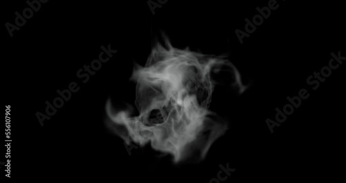 isolated steam or gas smoke texture for fire or hot temperature © mtkang