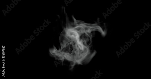 isolated steam or gas smoke texture for fire or hot temperature © mtkang
