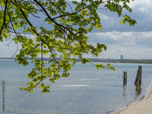 Die polnische Küste bei Gdynia