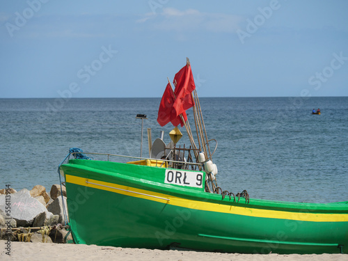 Die polnische Küste bei Gdynia