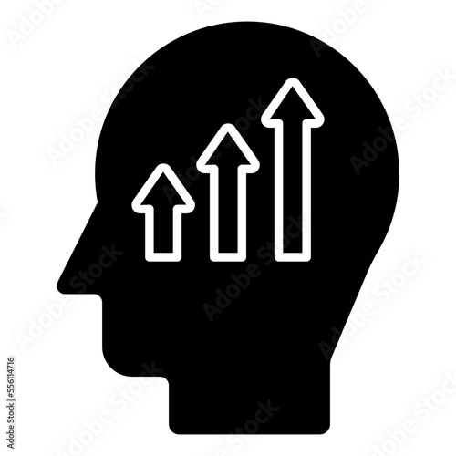 Creative design icon of analytical skills 