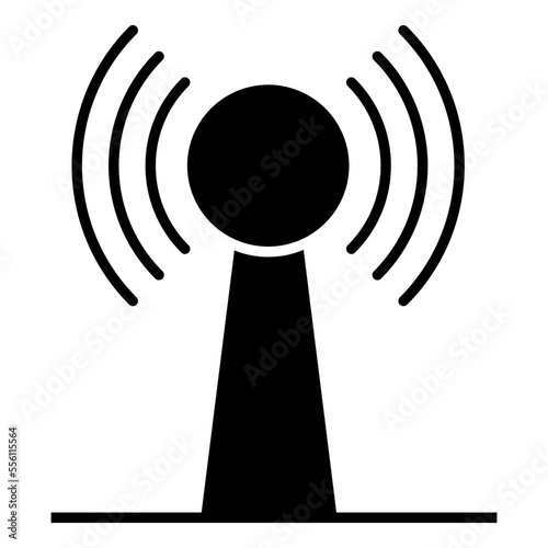 Perfect design icon of hotspot tower 