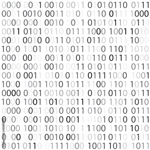 Seamless pattern vector abstract background 1 and 0 digital binary code