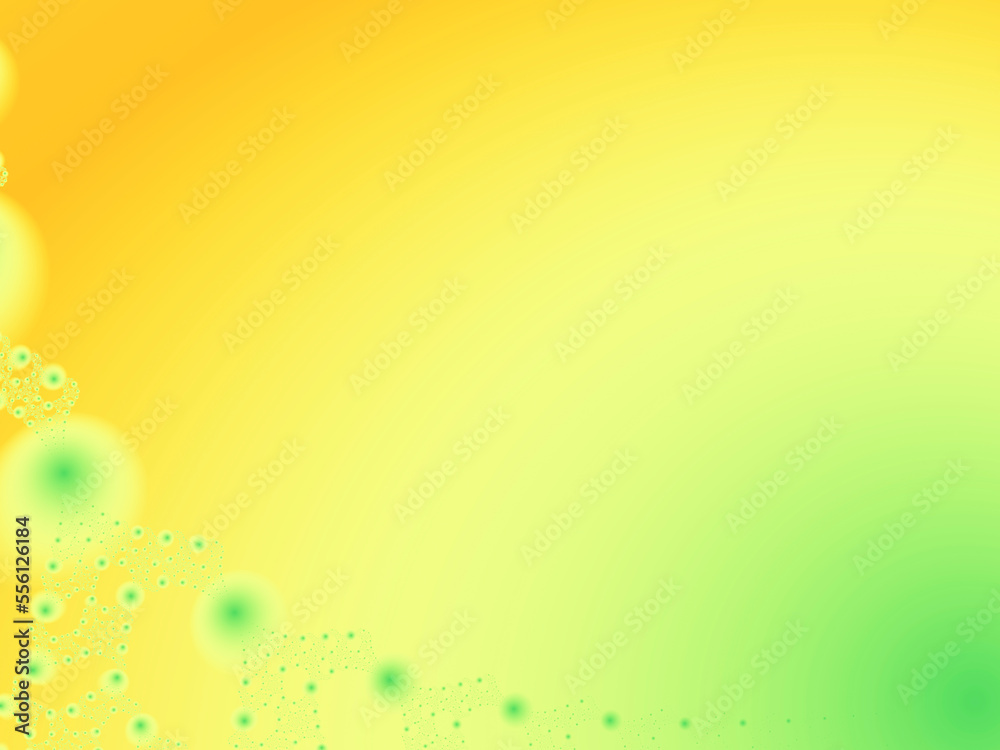 Green-yellow background, sunlit field with bokeh effect Green-yellow background, sunlit field with bokeh effect
