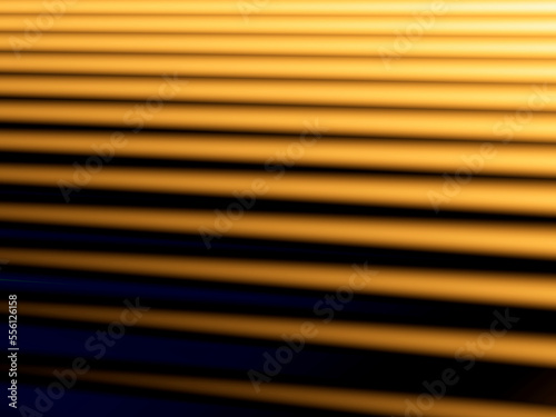 Golden steps, chocolate stripes, golden light on the steps