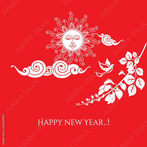 Sinhala and Tamil New Year Sun photo