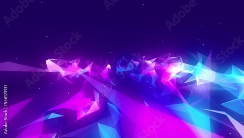 Abstract Plexus Colourful Background photo