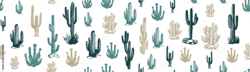 Cactus set hand drawn illustrations, vector
Cactus set hand drawn illustrations, vector