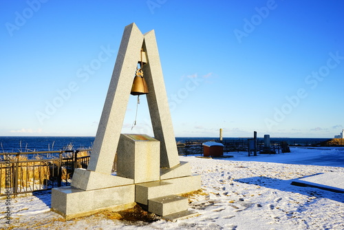 Bell of Hope at Cape Nosap in Nemuro, Hokkaido, Japan - 日本 北海道 根室市 納沙布岬 きぼうの鐘
 photo