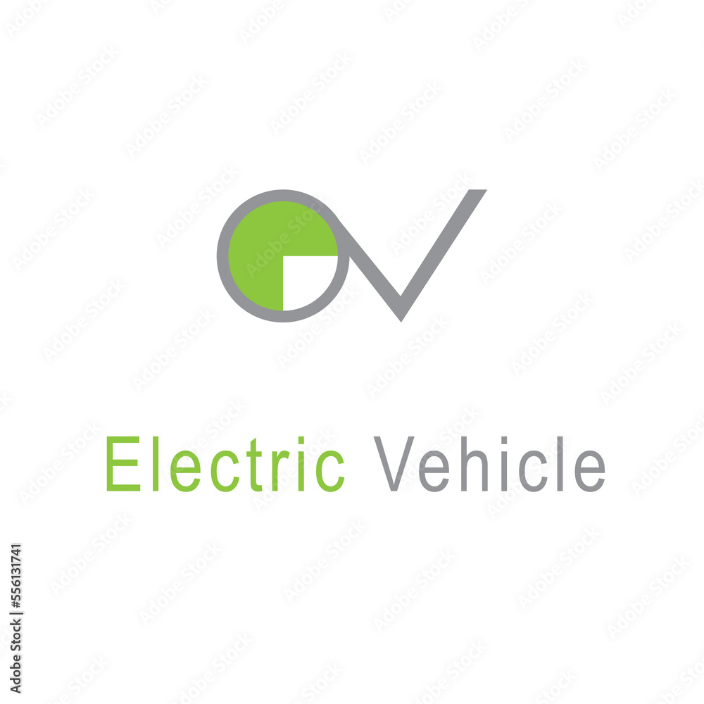 Electric vehicle logo design template Free Vector Electric vehicle logo design template Free Vector