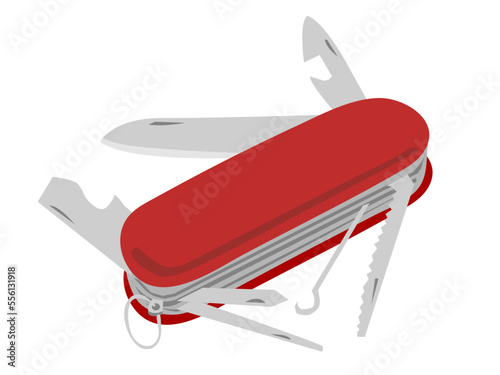 十徳アーミーナイフのイラスト