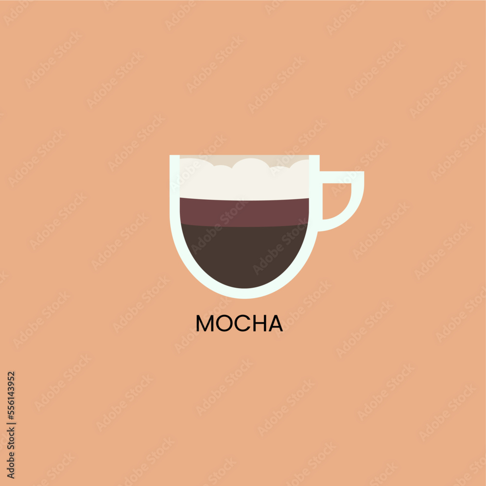Delicious mocha icon. Drink vector illustration design Delicious mocha icon. Drink vector illustration design