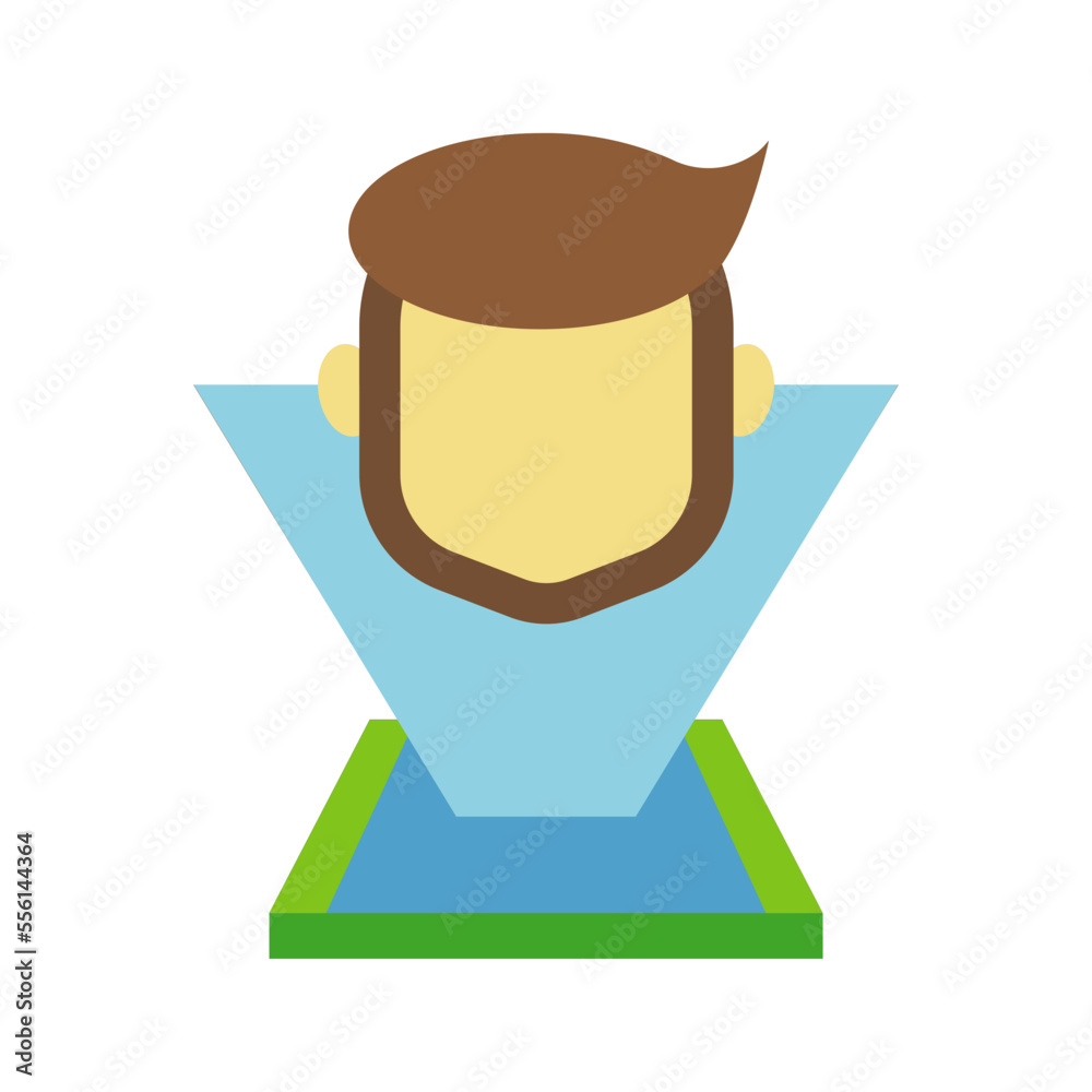 Fototapeta premium User Hologram