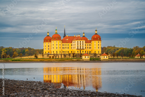 Moritzburg castle view in Germany