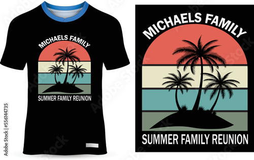 Michaels Family Summer Family Reunion gathering the generations to see what ensures t shirt design.