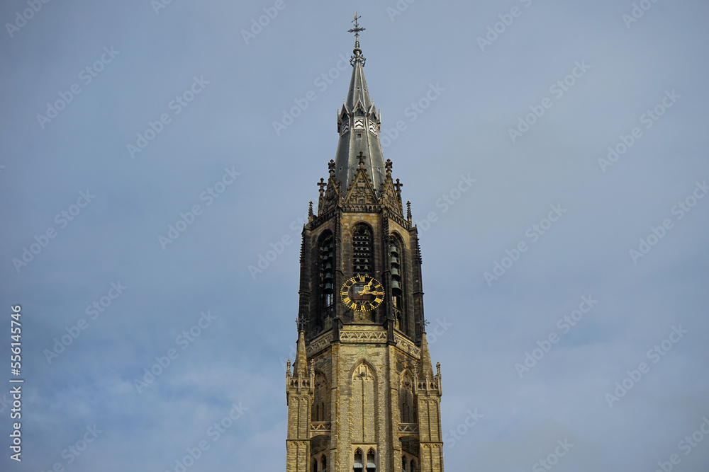 church of our person in the city in Delft Netherlands