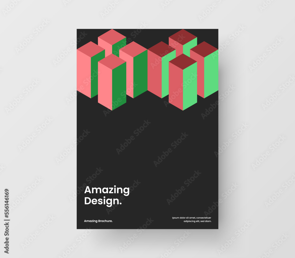 Premium journal cover design vector illustration. Isolated geometric tiles front page template. Premium journal cover design vector illustration. Isolated geometric tiles front page template.