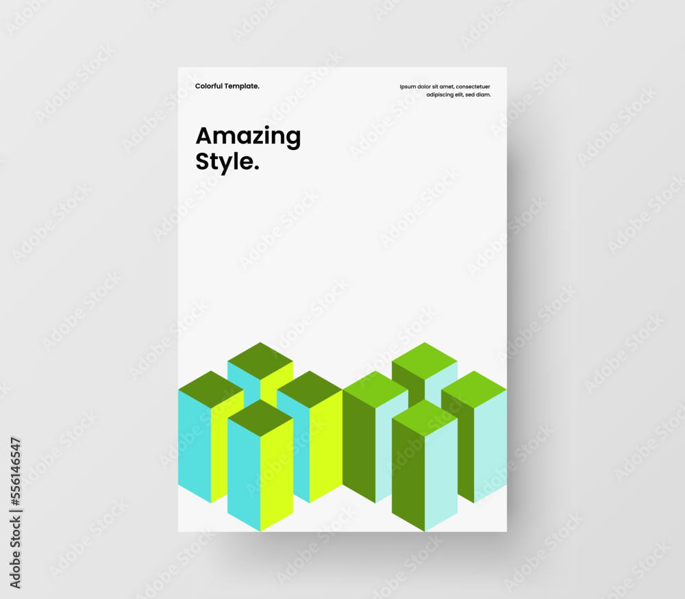 Fresh mosaic hexagons book cover illustration. Abstract pamphlet A4 vector design concept. Fresh mosaic hexagons book cover illustration. Abstract pamphlet A4 vector design concept.
