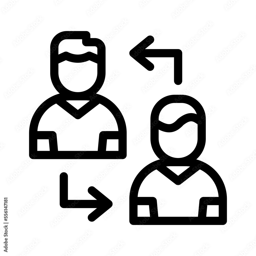 substitution icon illustration vector graphic substitution icon illustration vector graphic