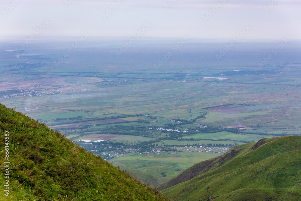 view from the top of the mountain