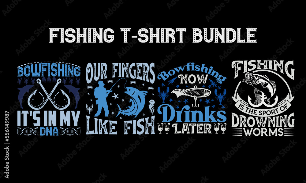 Fishing T-Shirt Design, Fishing T-Shirt Bundle, Fishing Vector T-Shirt