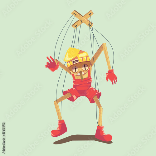 This is The Wood Puppet Dolls, download this artwork and choose the enhanced license for more usability