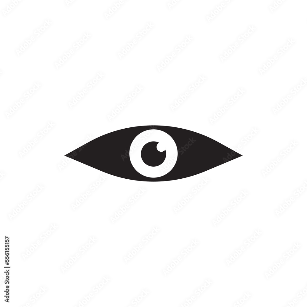 Eyes abstract vector illustration vision icon symbol isolated Eyes abstract vector illustration vision icon symbol isolated