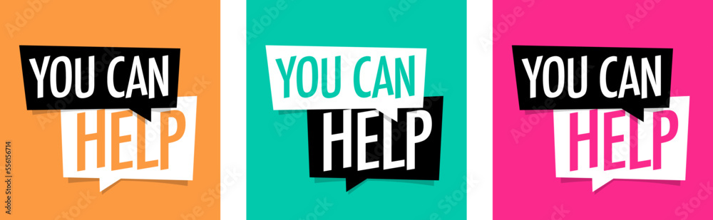 You can help You can help