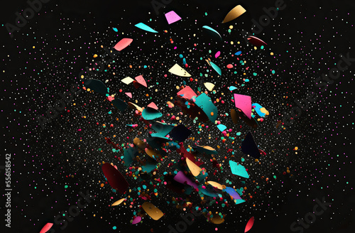 abstract background,confetti 