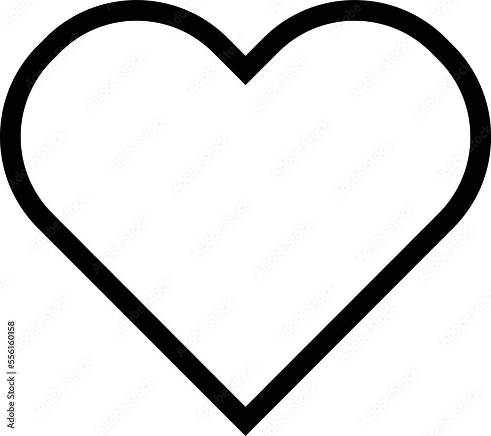 Simple heart icon vector. Perfect love symbol. Valentine's Day sign Simple heart icon vector. Perfect love symbol. Valentine's Day sign