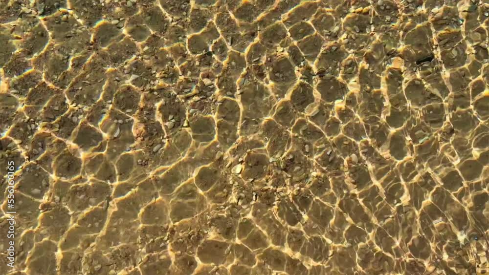 Background of crystal clear water. Close-up of sea water with light reflections. Natural texture top view. Bright sun glare on the surface of the water. Red sea with ripples on a sunny day. Egypt Background of crystal clear water. Close-up of sea water with light reflections. Natural texture top view. Bright sun glare on the surface of the water. Red sea with ripples on a sunny day. Egypt