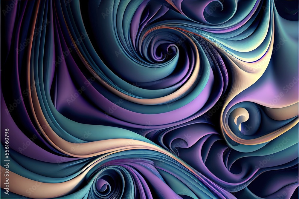 Abstract fractal background. AI generated art illustration. Abstract fractal background. AI generated art illustration.