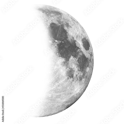 Foto the moon in the space