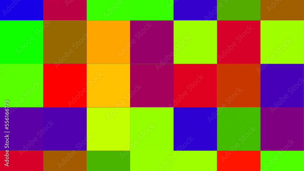Colorful Mosaic Pattern Square Tile Background