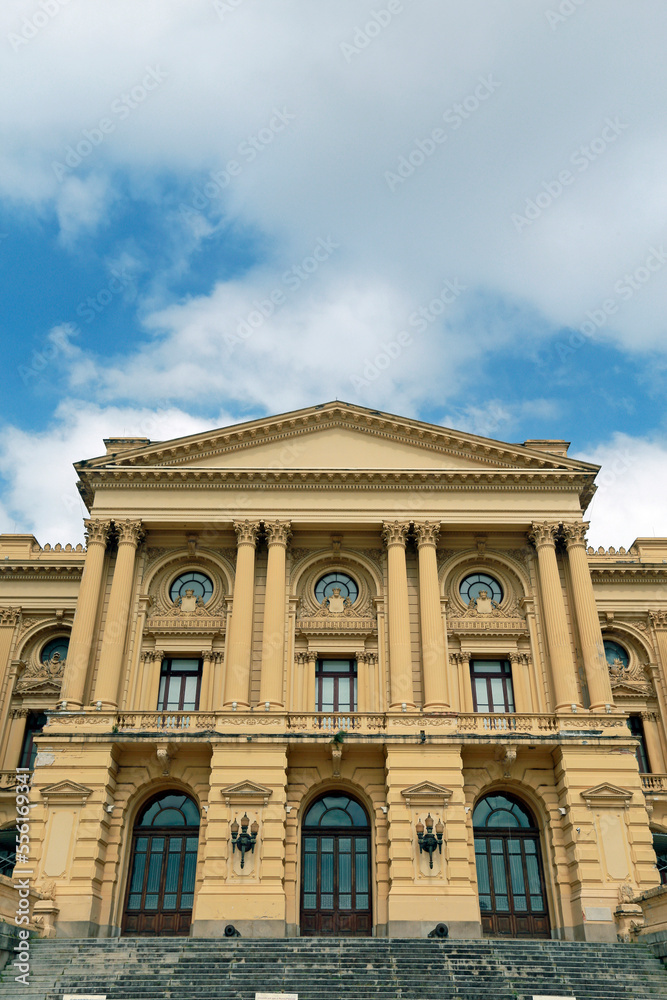 Facade of Ipiranga Museum, Sao Paulo, Brazil