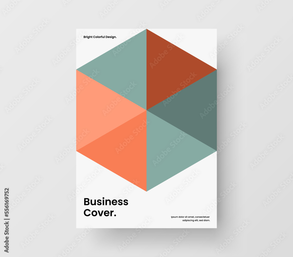 Unique company cover A4 design vector concept. Original geometric pattern poster illustration. Unique company cover A4 design vector concept. Original geometric pattern poster illustration.