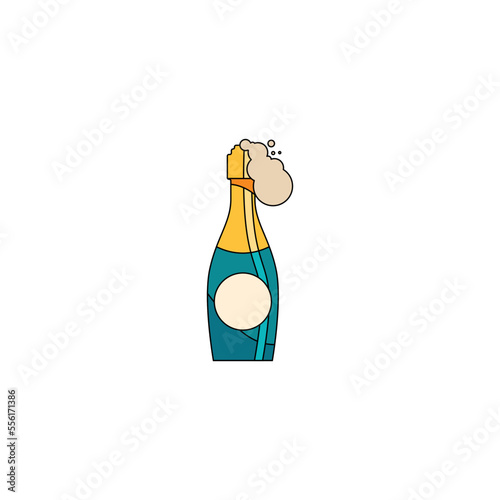 bottle of champagne