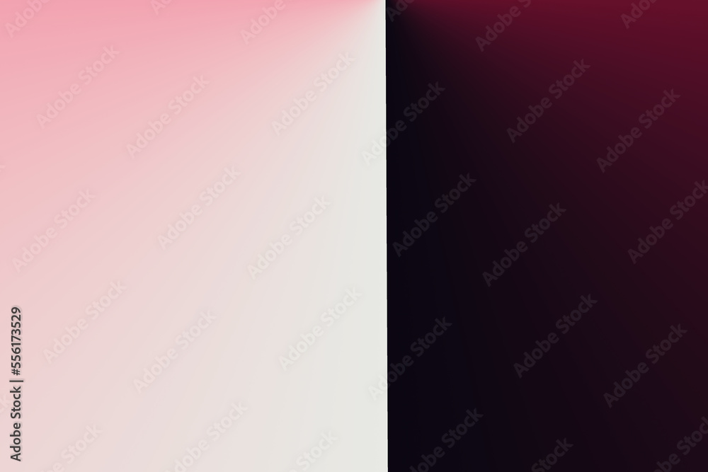 Pink and magenta divided geometrical  background for website, designers. colors are divided diagonally, cardboard texture, creating line partition..Minimal contemporary design